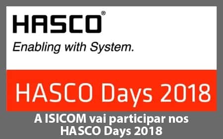 A ISICOM vai participar nos HASCO Days 2018