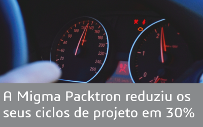 Migma Packtron reduziu os ciclos de projeto em 30%